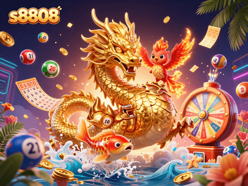 Play exciting games at s8808, where a dragon and phoenix elevate your winning experience!