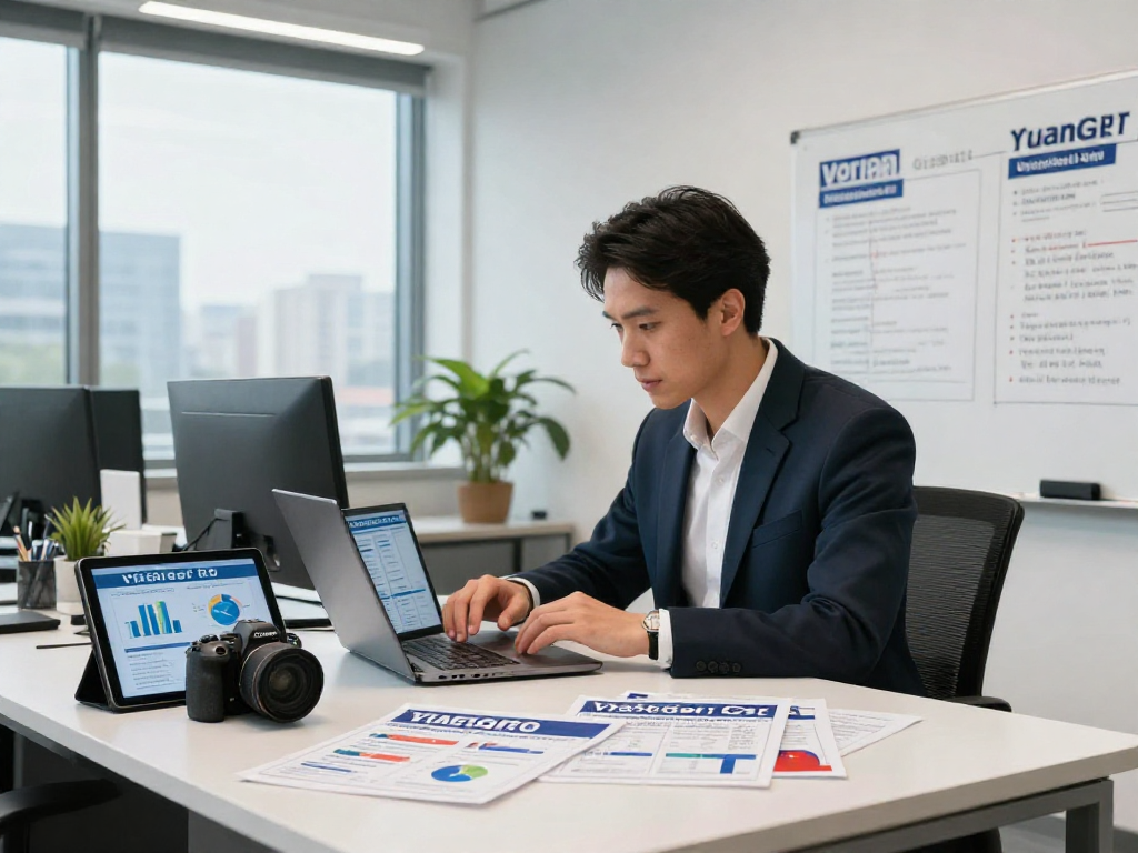 State legislature campaign marketing insights through data analysis in a vibrant office setting