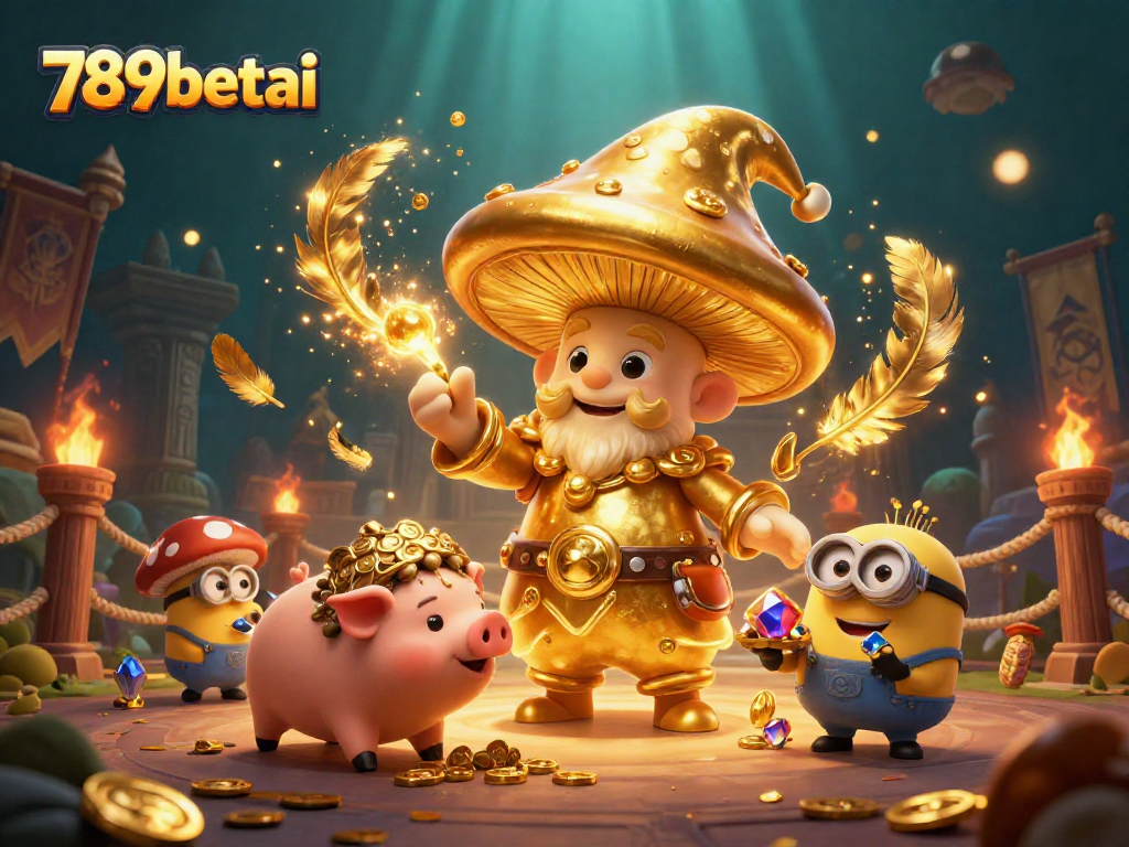 Engage in thrilling gaming actions at 789betai with magical elements and vibrant casino graphics.