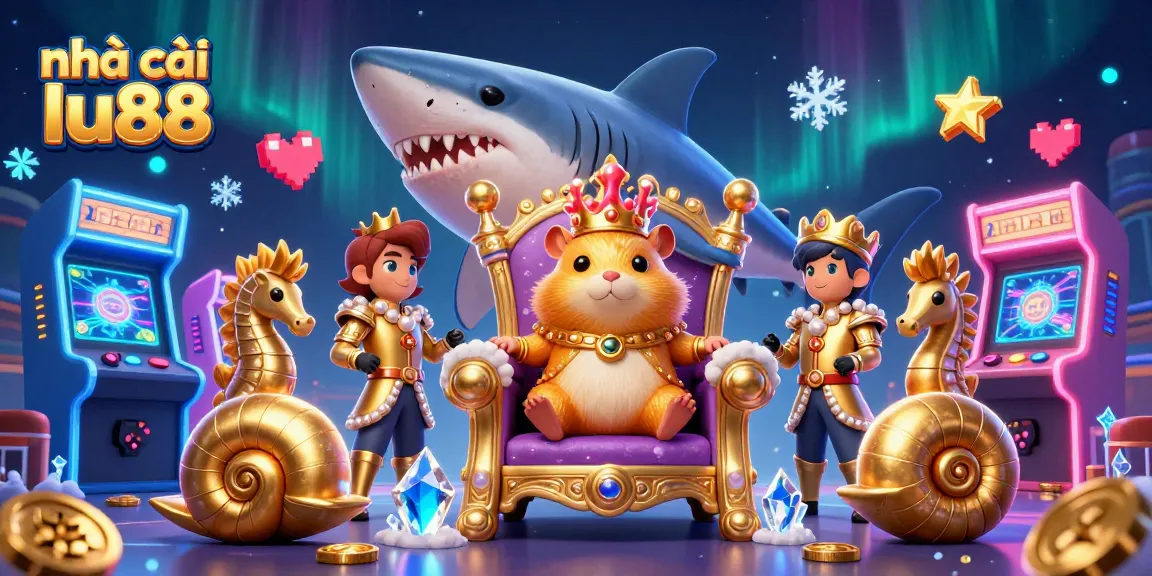 Experience exciting gaming at nhà cái lu88 with vibrant 3D characters and dynamic casino elements.