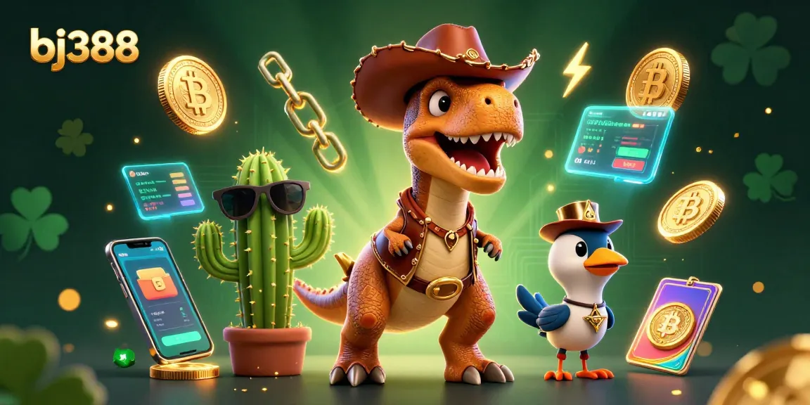 Experience exhilarating betting action with bj388's vibrant 3D scene showcasing fun casino elements.