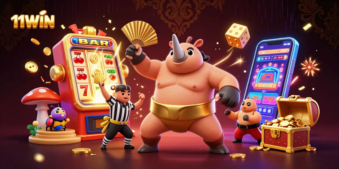 Experience 11WIN's vibrant casino action with a dynamic beetle showdown and golden rewards!